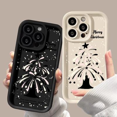 Christmas Phone Case for iPhone 11 13 12 14 15 16 Pro Max XR XS Samsung A15 A55 A05 Redmi 12 13C OPPO A16 A18 A60 Reno 11 Vivo Y17S Y12 Infinix Note