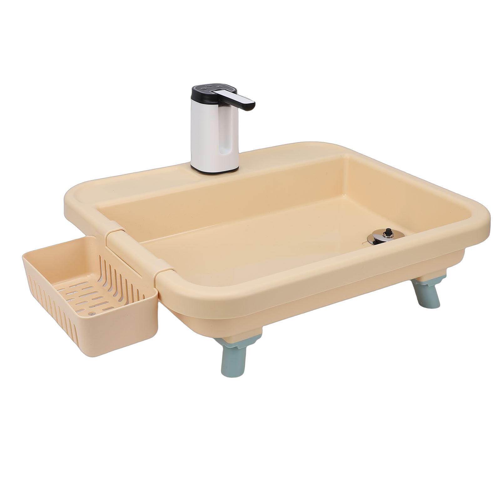 

Портативная раковина с электрическим Легко устанавливаемая мобильная станция для мытья рук для использования на открытом воздухе, мытья посуды, кемпинга