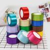 4cm Christmas Gift Wrapping Satin Ribbon for Wedding Party Decoration, Length: 22m