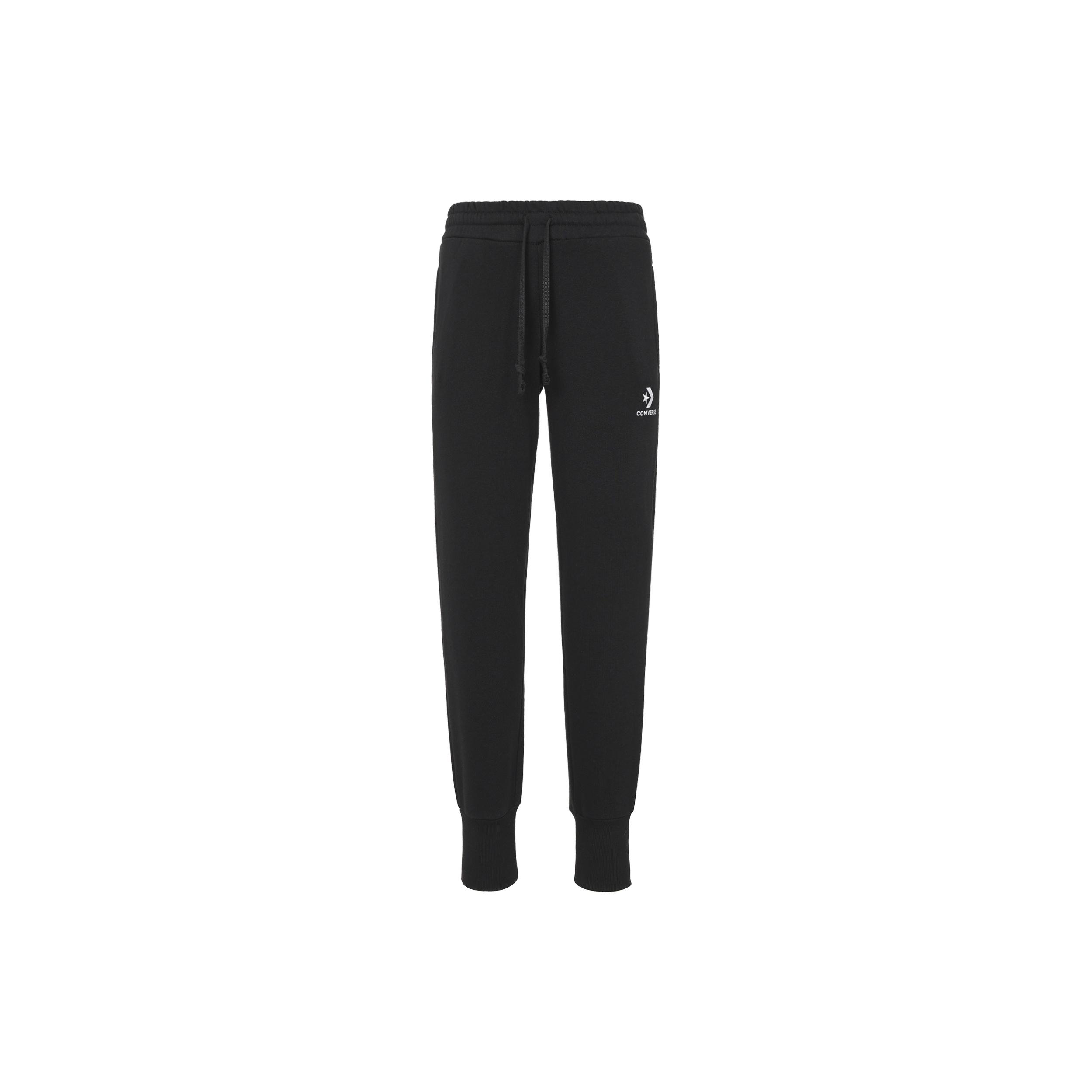(WMNS) Converse Star Chevron EMB Pants Asia Sizing Black Women s 10008924-A01 M