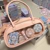 Flower Knows Makeup Storage Bag Cute Pink Large Capacity Underarm Handheld Shoulder Bag Korean Style Square Pillow Bag