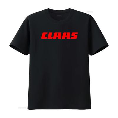 Stylish CLAAS Tractor Logo Mens Grey T Shirt Available In Sizes S To 5XL Vintage Washed Soft Fashion Unisex Casual Comfortable