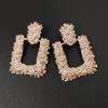 European & American Popular Alloy Geometric Earrings - Mixed Styles, One-Piece Dropshipping