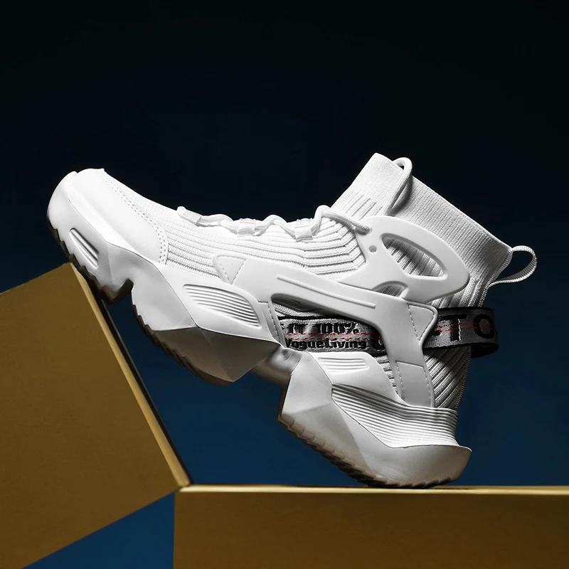 Men Running Shoes Outdoor Sneakers Trainer Jogging Cushioning Race Couple Off-road Shoes Luxury Shoes Mesh Breathable Non-Slip