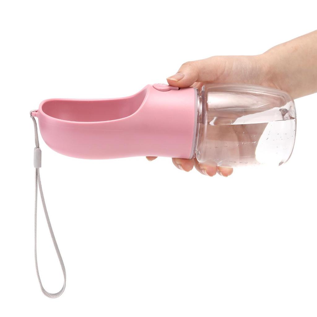 Portable Dual Pet Water & Food Cup for Dogs & Cats - Ideal for Outdoor Walks and Travel.