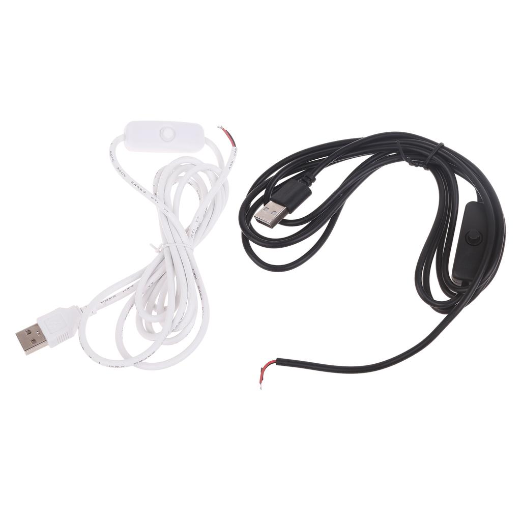 5V USB LED Strip Light Inline On/Off Switch Cable Cord USB Power Cable for Electronic Needs for Tech-Enthusiasts