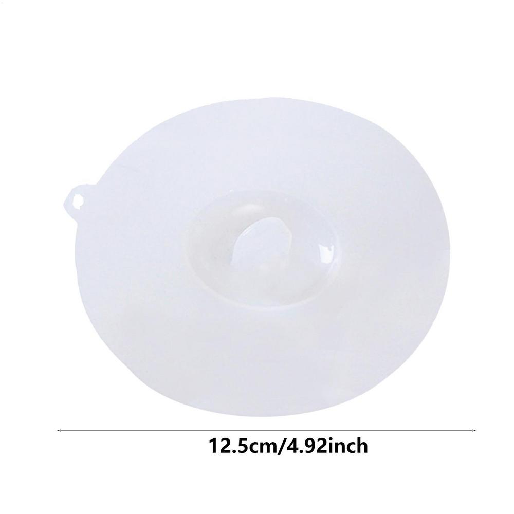 Multi-size Simple Silicone Cup Cover Heat-resistant Leak Proof Sealed Lids Caps Dustproof Cup Cover Suction Cup Cover Tea Lids