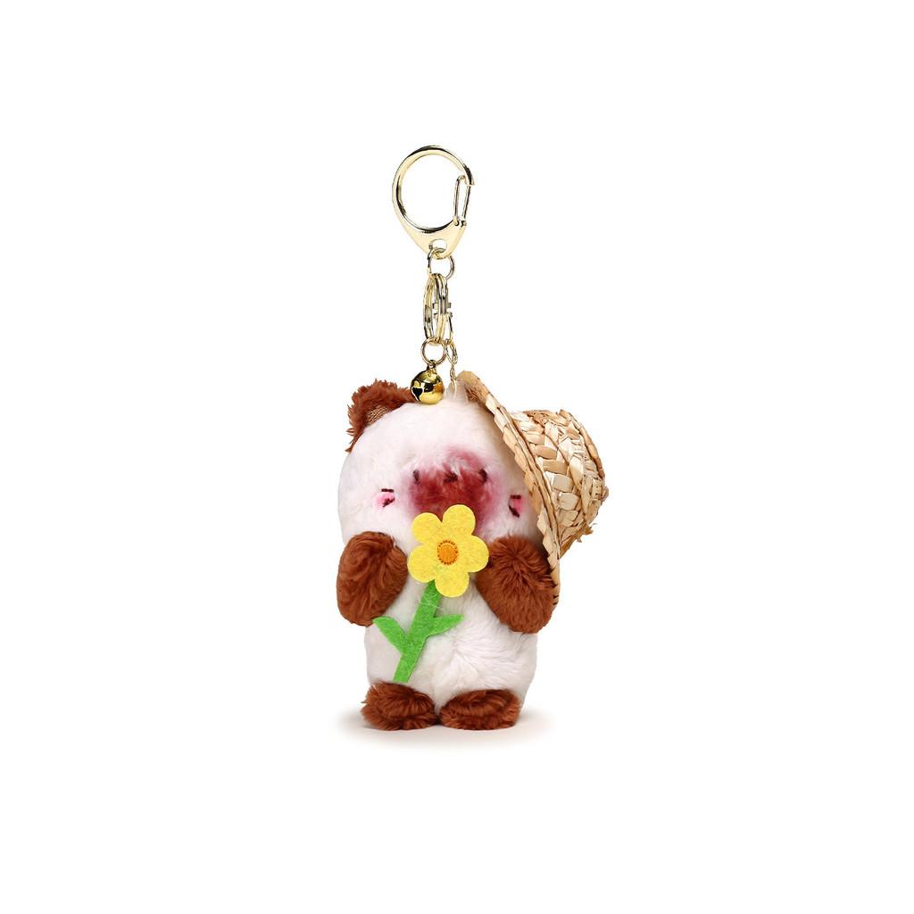 Garden Cat Plush Keychain With Cute Cartoon Design For Collectors And Gifts