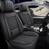 5-Seater Universal Car Seat Covers with Headrest | Comfortable Faux Leather, Breathable, All-Season, Fully Enclosed Cushions for Sedans and SUVs