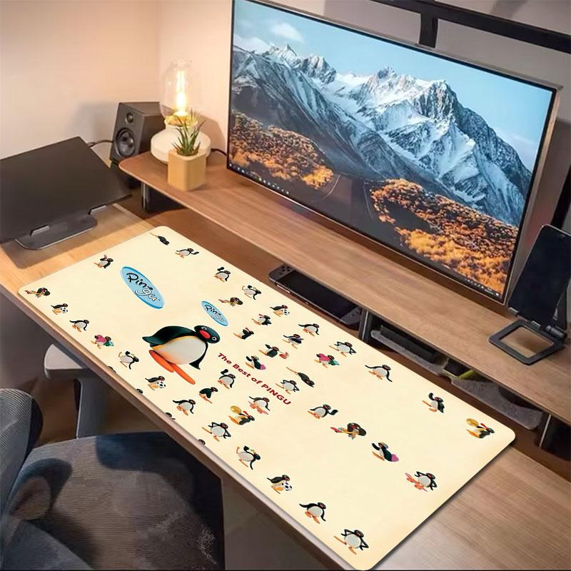 Black Duck Sticker Large Size Mouse Pad Large Gaming Table Cushion Nonslip Laptop Tablet Big Mousepad Xxl Mat Mini Pc Playmat With Lock Edge