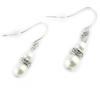 Les Trésors De Lily [L1590] - Ivory 'Sissi' Designer Earrings