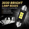 2/10 SZTUK 31/36/39/41 MM C5W Festoon Żarówka LED Canbus 30306SMD 6500K 600LM Biała Oświetlenie Wnętrza Samochodu Kopuła Mapy Bagażnik Tablica Rejestracyjna