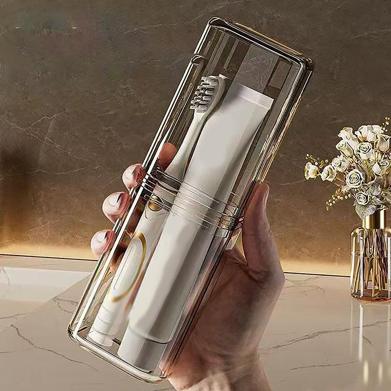 Toothbrush Storage Box Portable Mouthwash Cup Toothpaste Storage Box Toiletry Set Travel Supplies Portable Toothbrush Cup