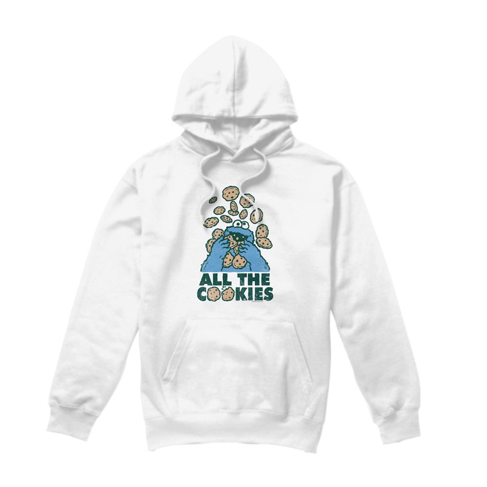 Sesame Street Unisex Adult All The Cookies Cookie Monster Hoodie