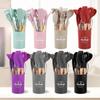12pcs Wooden Handle Kitchen Utensils Set Silicone Eco-Friendly Non-Stick Cookware Set with Storage Bucket Heat Resistant