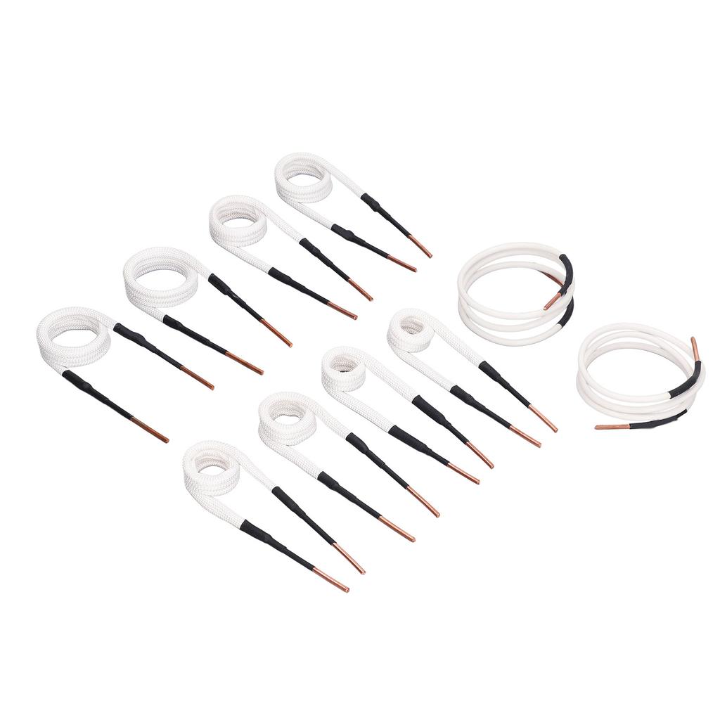 10Pcs Induction Heater Coil Kit Bolt Remover Tool Brass Core Wire High Frequency Accessories Ignition Parts 3.0mm