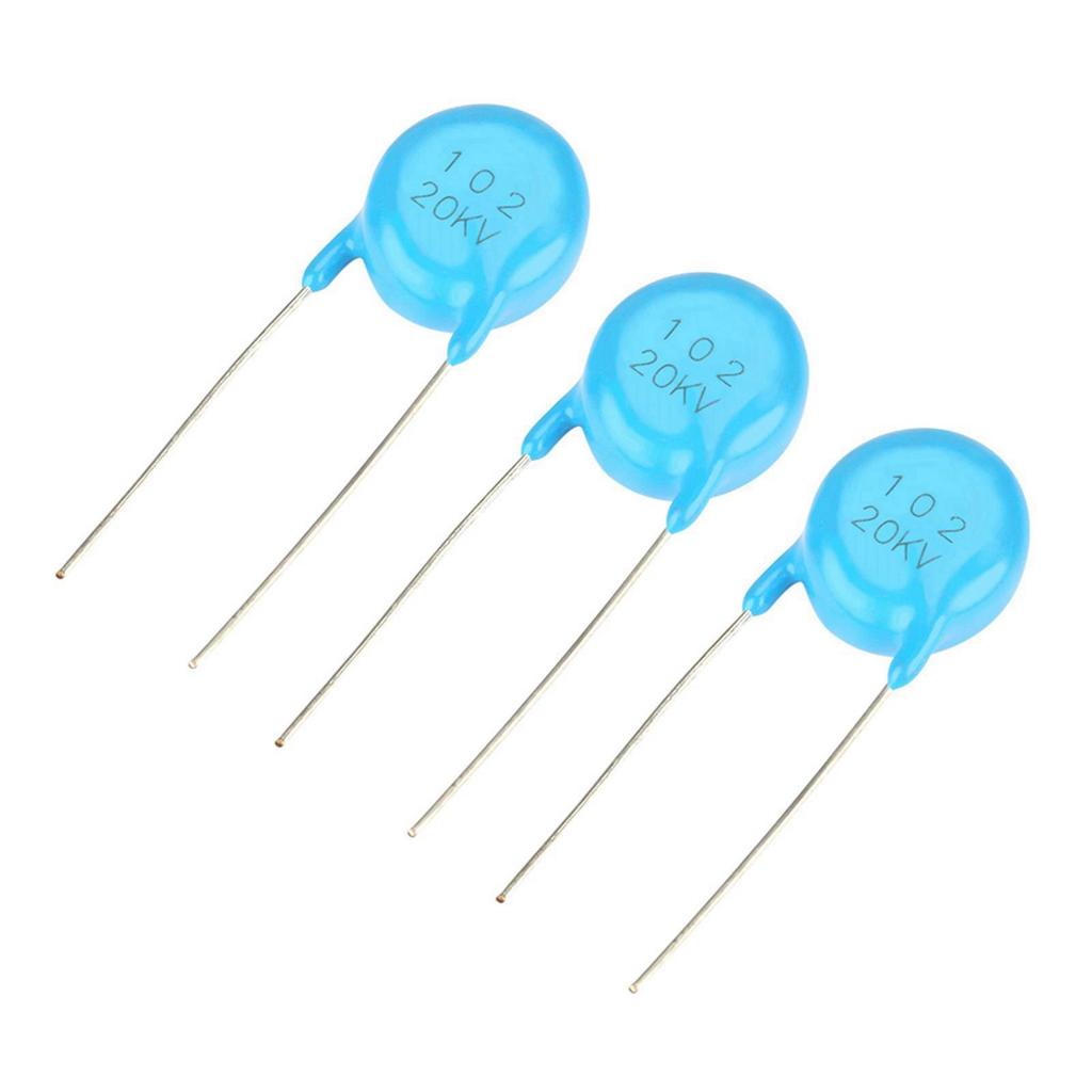 20pcs 20KV 1nF 0.001uF 1000pF 102 High Voltage Ceramic Capacitor Kit