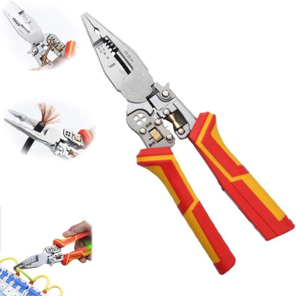 Alloy Steel Multifunctional Wire Stripper Multifunctional Wire Stripping Pliers  Hand Tools