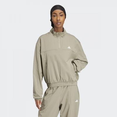 Women S Spring Autumn Daily Anorak Ix1028 Aero Lady Train eSSential Woven Quarter...