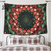 Retro Style Wall for Dorm Circular Pattern Tapestry Indian Hanging Bohemian Tapestry Rectangular Bedroom Living