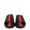 Salvatore Ferragamo Facundo Leather Slides Black