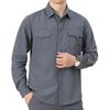 Men S Loose Long Sleeve Quick Dry Casual Shirt For Spring Autumn
