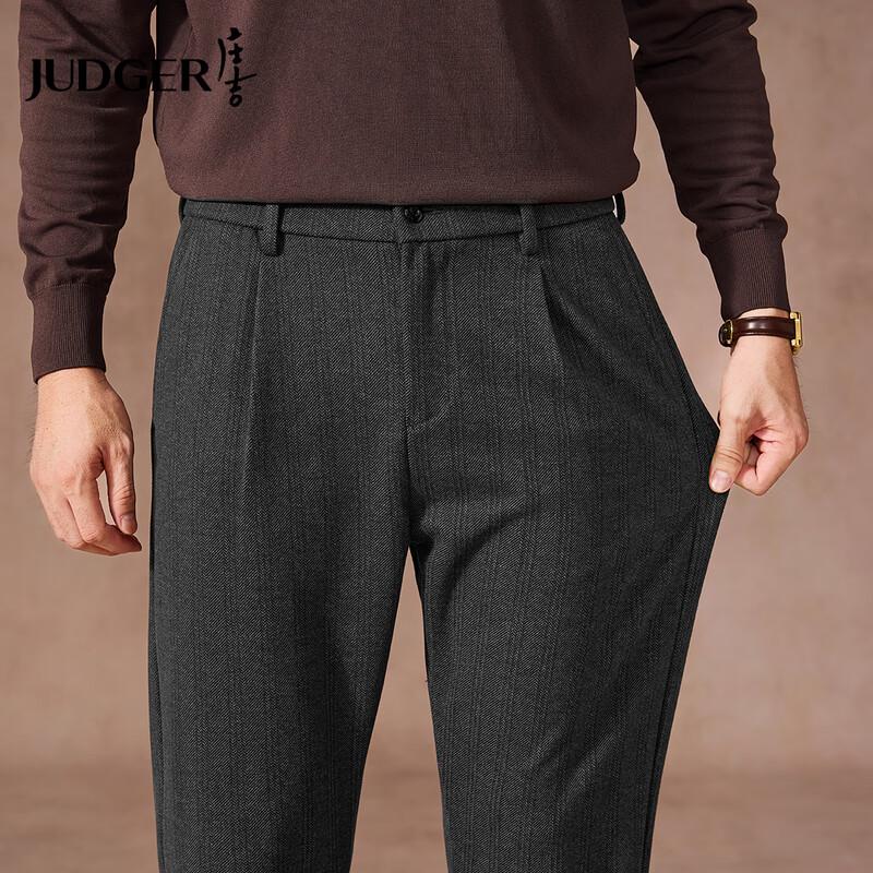 

Zhuangji Men s Wool Modal Straight-Leg Stretch Commuter Pants 5XL (36)