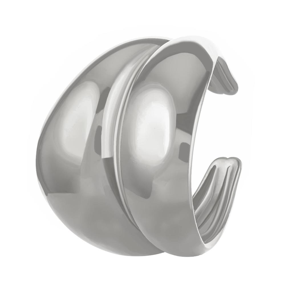 High-End Edelstahl Blumen- & Seestern Offener Ring für Damen