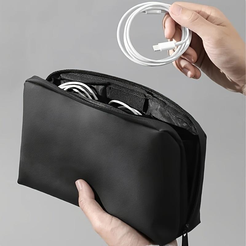 High Quality' Portable Tech Organizer Suitable for Sports Cameras, USB Drives, Cables & Chargers - Compact Travel Storage with Internal Compartments,