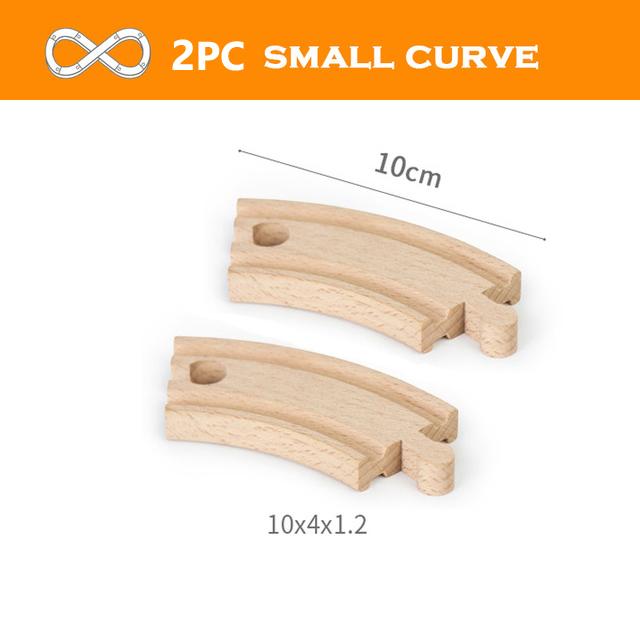 Pista Ferroviaria in Legno Giocattoli Ferroviari da Corsa Tutti i Tipi Accessori per Pista in Legno Adatti per Piste in Legno Biro Giocattoli per Bambini Regalo