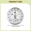 Barometer Portable Weather Instrument Wall Decor, Accurate ,All Season for Home Indoor Outdoor Weather Station Dial Thermometer