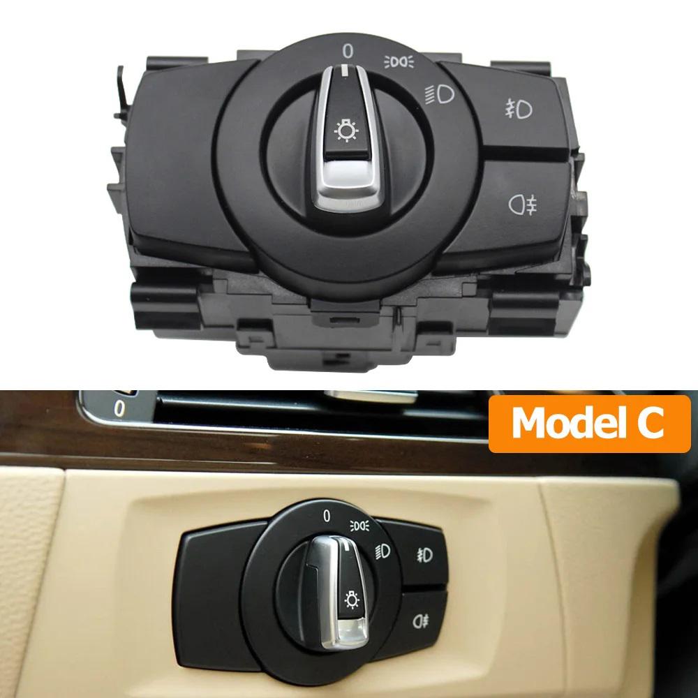 Car Front Head Lamp Headlight Switch Button Assembly For BMW 1 3 X1 Series E87 E82 E90 E91 E92 E93 E84 61319169404 61319169406