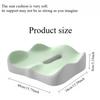 Breathable Memory Foam Seat Waist Cushion 3D Ergonomic Support Car Office Essentials Tail Vertebra Decompression Hip Beauty Pad