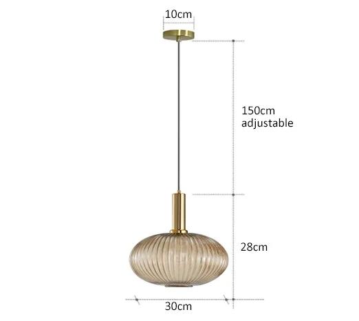 Nordic Restaurant Colorfull Glass Pendant Lights Creative Living Room Lamp Simple Bedside Lamp LED E27 Hanging Loft Lighting