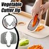 Safety Hand Guard Vegetable Cutter Clamp Non-slip Avoid Accidental Scratches Kitchen Accessory for Cutting Food Preparation