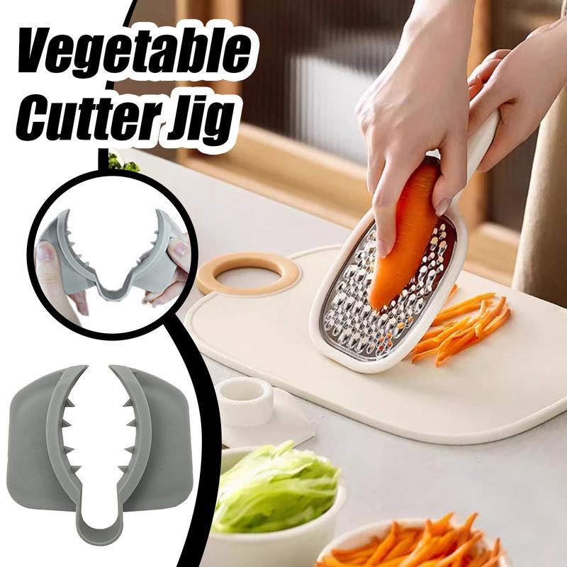 Safety Hand Guard Vegetable Cutter Clamp Non-slip Avoid Accidental Scratches Kitchen Accessory for Cutting Food Preparation