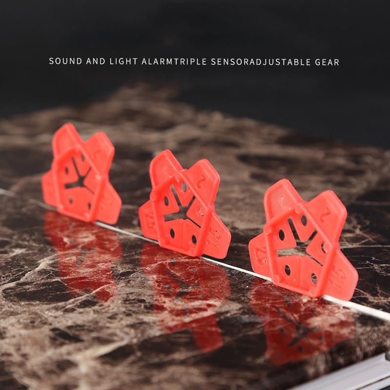 50Pcs 5In1 Wedge Ceramic Leveling System Professional Tile Spacers Clips Floor Wall Gap Leveling System Construction Tools