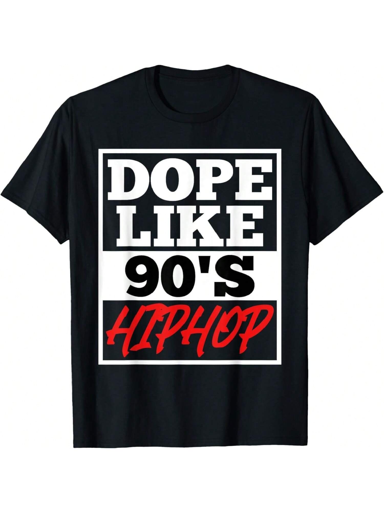 Dope Like 90 S Hip Hop Saying Rap Music Rapper T-Shirt S разноцветный