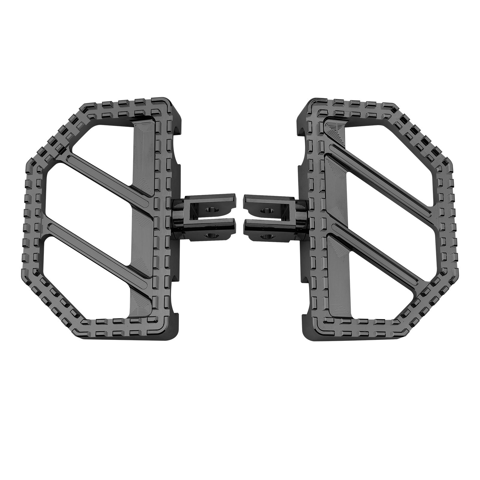

Front Foot Pegs Riot Floorboards for Harley Softail Fatboy Street Bob Breakout Deluxe Low Rider Slim 2018-2022 MX Footrest Pedal чорний