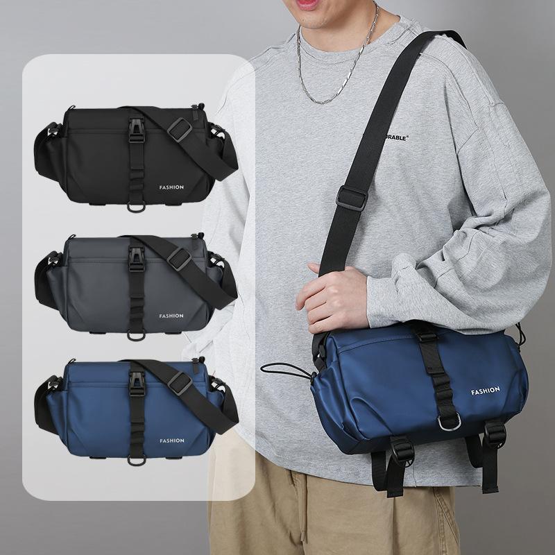 Sports Crossbody Bag Men's Chest Bag Student Shoulder Bag Large Capacity Messenger Bag