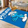 1pc Smurf Cakes Celebration Carpet for Playroom Bedroom Living Room Sofa Home Decor,kids Game Area Rug Non-slip Floor Mat Y72389