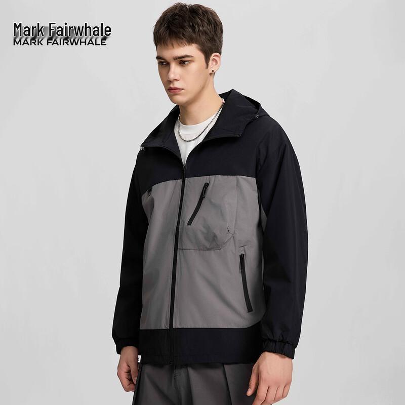

Mark Fairwhale Men s Versatile Color Block Jacket 3XL