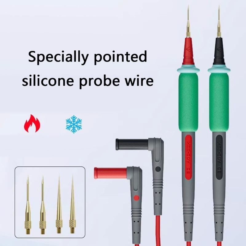 20A 1000V Multimeter Probes Multimeter Leads,Multimeter Test Leads Pen Wire Cable Comfortable Grip
