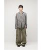 Haechinglum Darted Cargo Pants Dark Beige