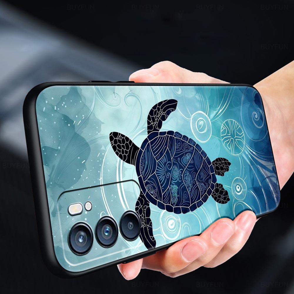 Ocean Coastal Seashell Seaweed Phone Case For Oppo A17 A31 A54 A57 A78 A79 A98 Find X5 X6 Reno 6 7 8 10 11 12 13 F Pro Soft TPU
