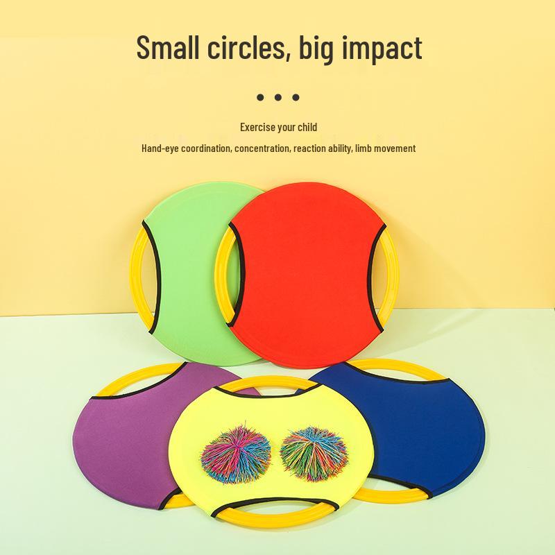 Kids' Soft Bouncy Frisbee Ring for Sensory Integration, Parent-Child Play, Kindergarten Catching Game