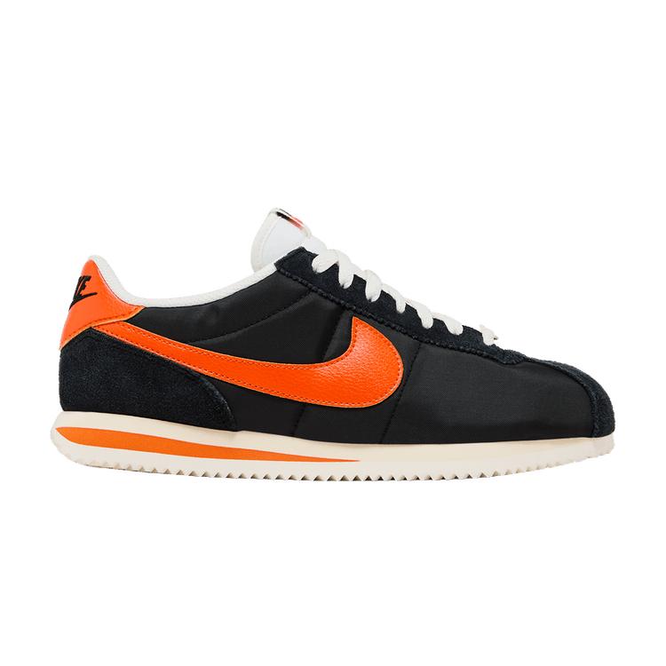Nike Cortez TXT Black Sail Safety Orange 43
