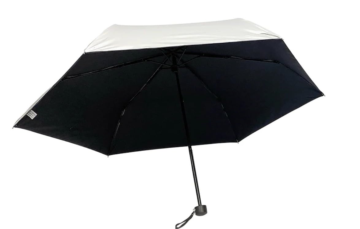 

Токио Марусо UVION Унисекс Складной зонт от солнца и для прохлады 55 УФ Черная подкладка Дождь, Покрытие, Мини, 99,99% Защита, 4040,