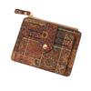 Portable Vintage Women's Short Wallet Multi-position Large Capacity Pocket Purse Soft Leisure Multi-card Slot Purse Unisex
