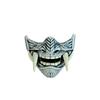 Adult Unisex Latex Japanese Prajna Hannya Noh Kabuki Demon Samurai Half Face Mask Halloween
